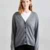 Tiger Of Sweden KHLOE - Cardigan - Medium Grey Melange